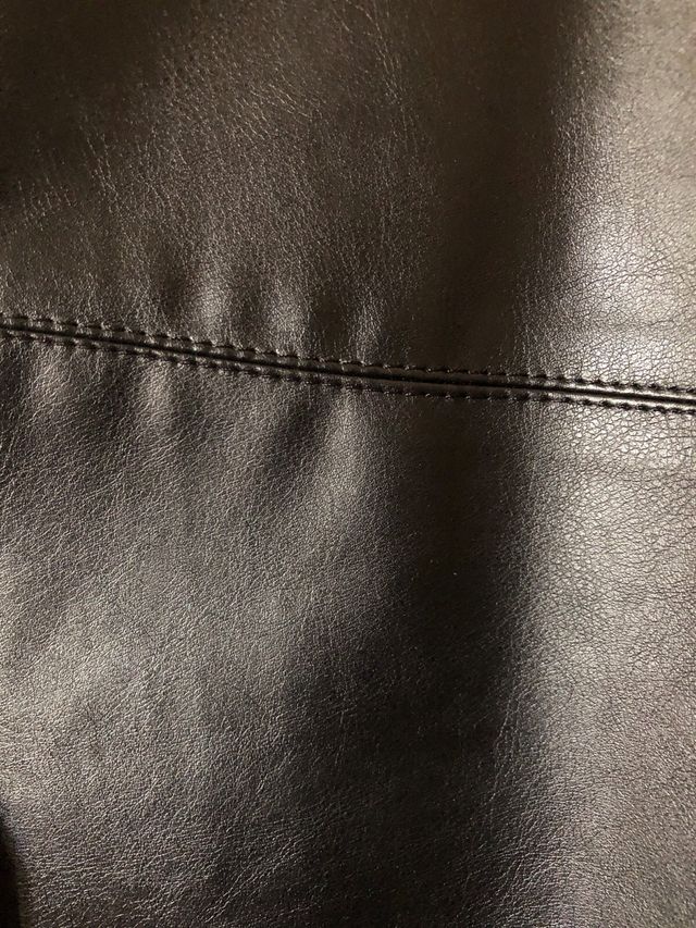 Gonna Pennyblack svasata in ecopelle nera