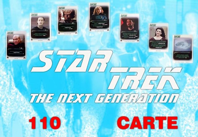 110 Carte STAR TREK  -  THE NEXT GENERATION