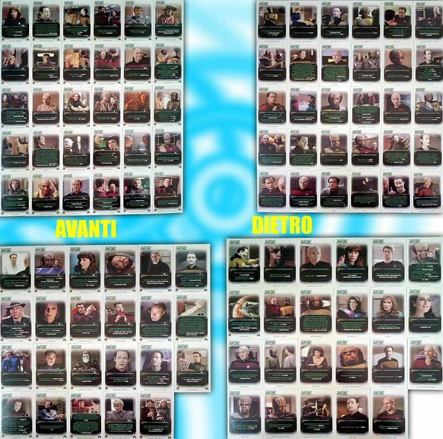 110 Carte STAR TREK  -  THE NEXT GENERATION