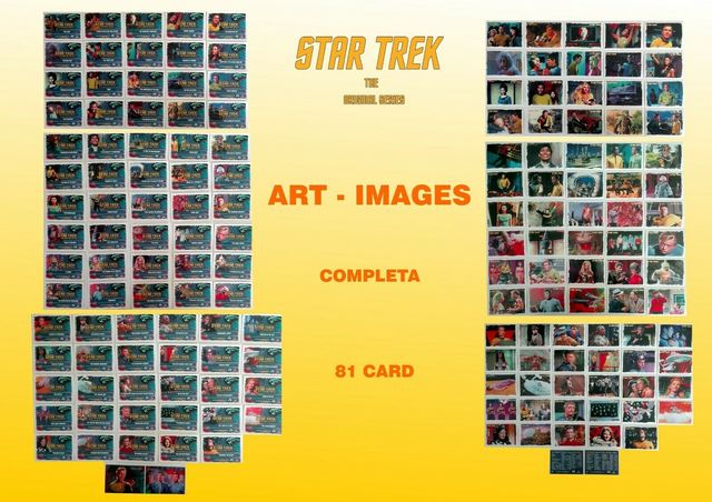 81 Carte STAR TREK - ORIGINAL SERIES
