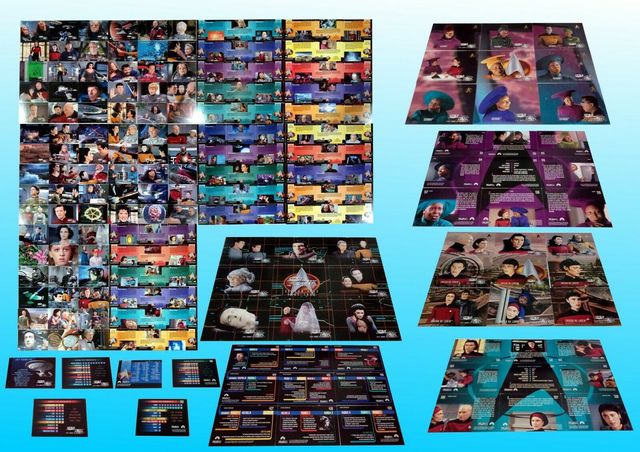 108 Carte STAR TREK  -  THE NEXT GENERATION