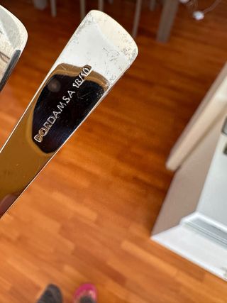 3 Cucchiaini lunghi da appoggio pordamsa acciaio