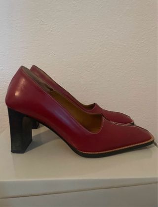 Scarpa elegante tacchi rossa