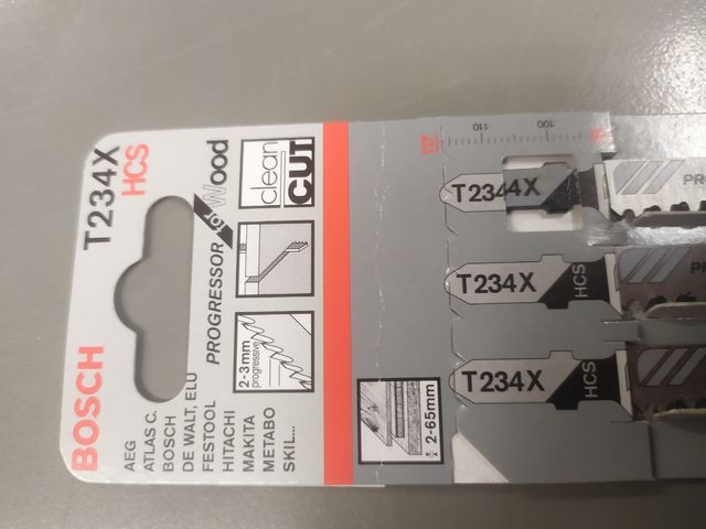 HOJAS de sierra BOSCH ref T234X HCS