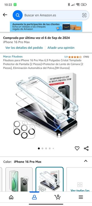 Funda iPhone 16pro Max