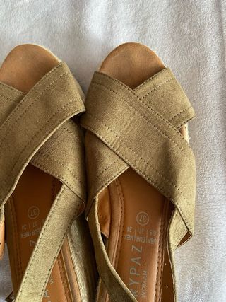 Sandalias de esparto