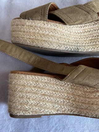 Sandalias de esparto