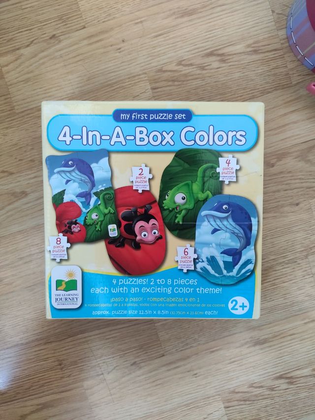 Puzzle 4 en 1 para + 2 años