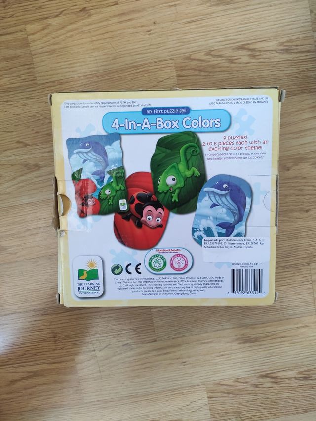 Puzzle 4 en 1 para + 2 años