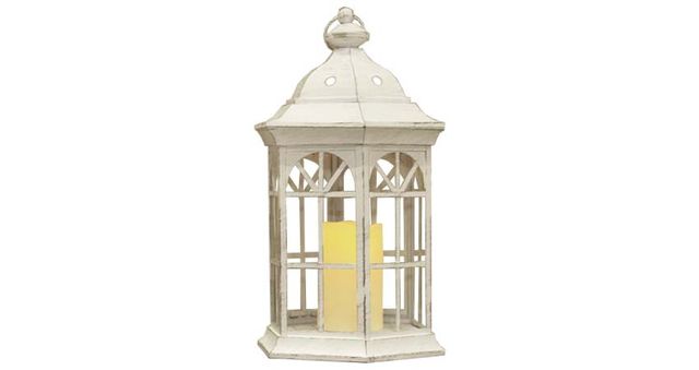 Farol Blanco Hexagonal 39 CM Lote