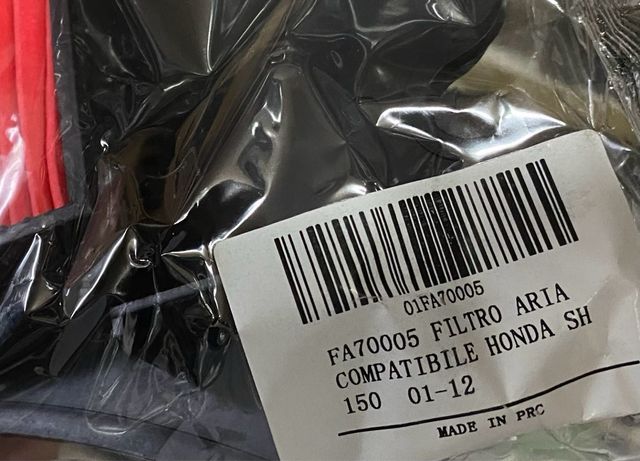 FA70005 FILTRO ARIA ECO SH 125-150 01-12
