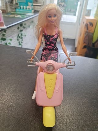 Barbie con Moto