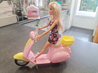 Barbie con Moto