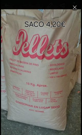 SACOS DE PELLETS