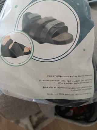 Zapato post operatorio SIN ESTRENAR 