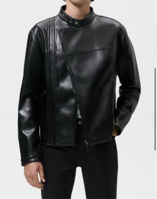 Zara CAZADORA BIKER EFECTO PIEL