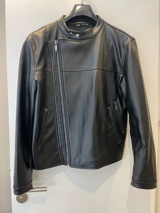 Zara CAZADORA BIKER EFECTO PIEL