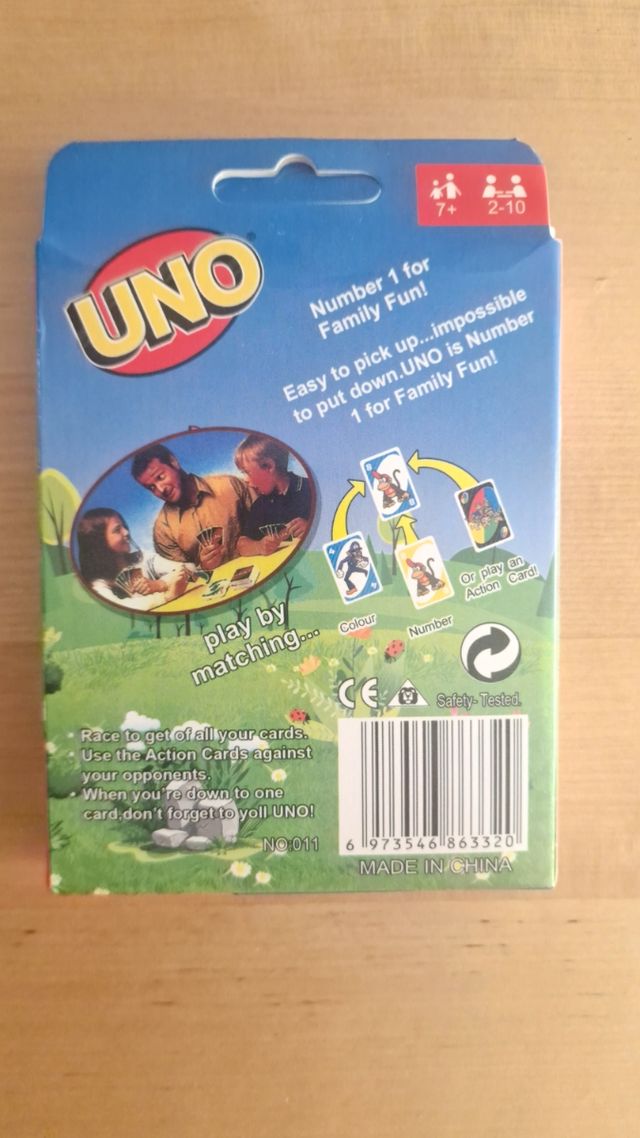 Juego de mesa UNO edición Super Mario