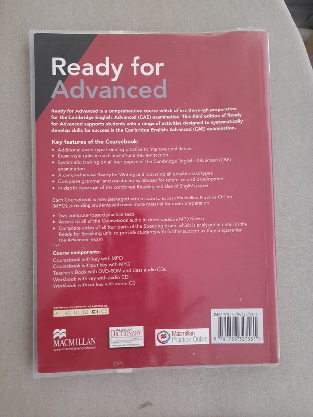 Ready for Advanced Coursebook 3a edizione