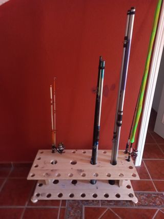 Cañero cañas pescar