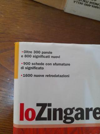 Vocabolario italianoZINGARELLI scuola2025 liceo