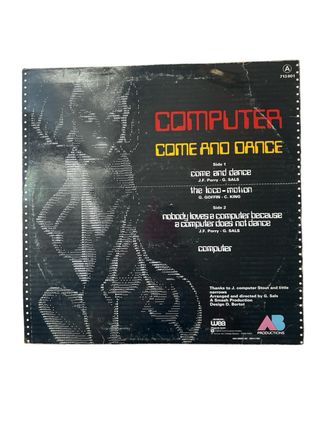 Computer come and dance 1977 vinile