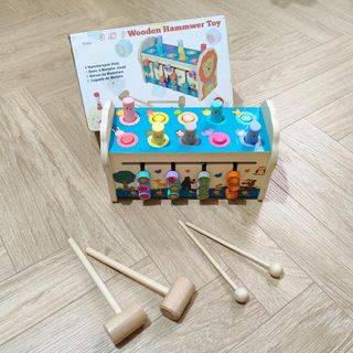 Móvil bebe, puzzle, banco de madera y más