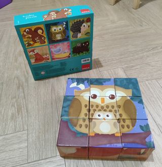 Móvil bebe, puzzle, banco de madera y más