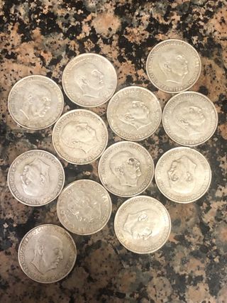 50 Monedas de 100 pesetas de franco