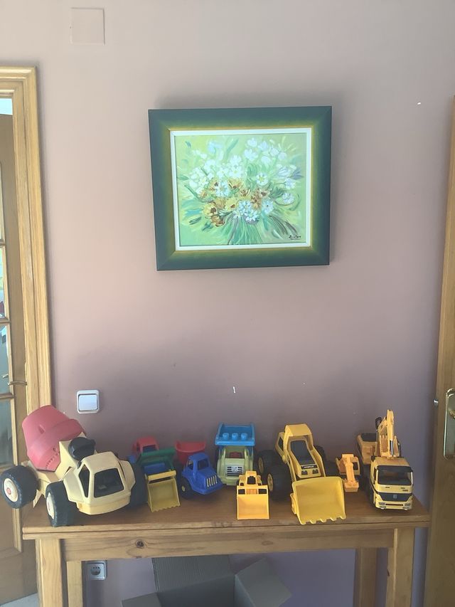 Lote palas y camiones juguetes para jardín parque