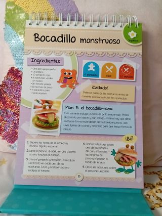 Libro infantil cocina