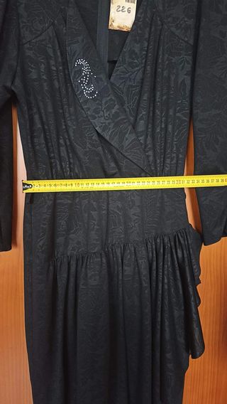 Vestido vintage negro