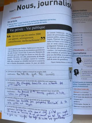 Cahier tótem b1 francés