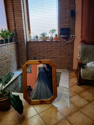 Abito da cerimonia colore oro e blu