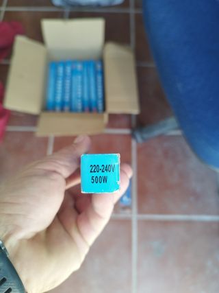 Lampara halógena de tubo