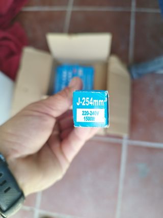 Lampara halógena de tubo