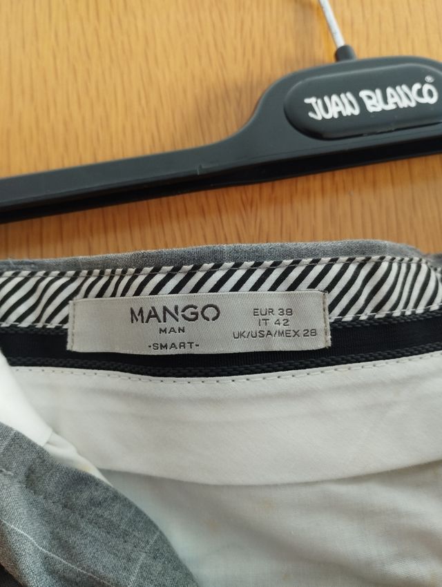 Pantalón cuadros hombre
