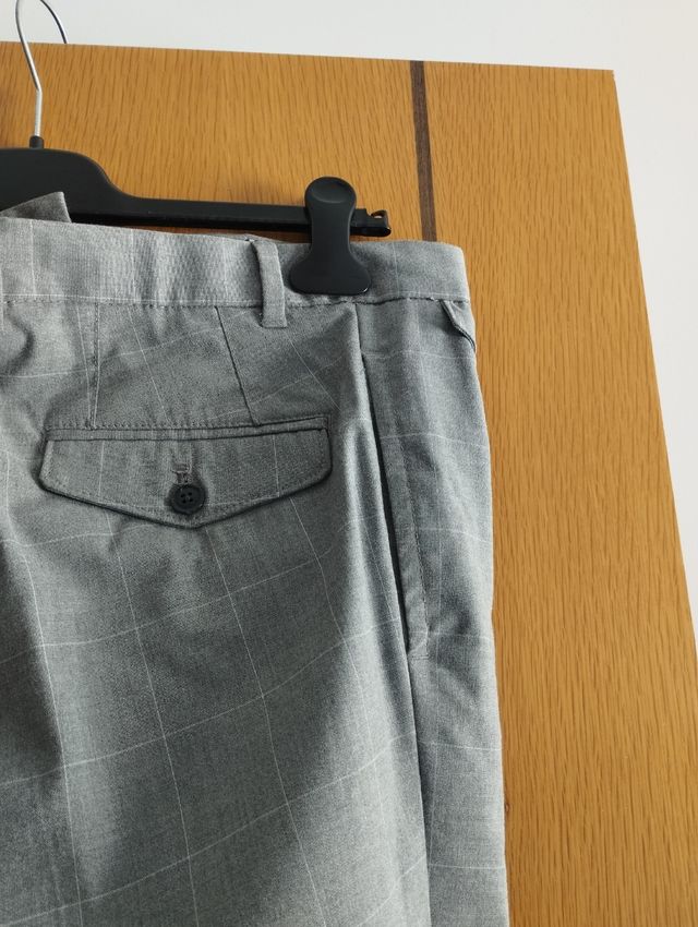 Pantalón cuadros hombre