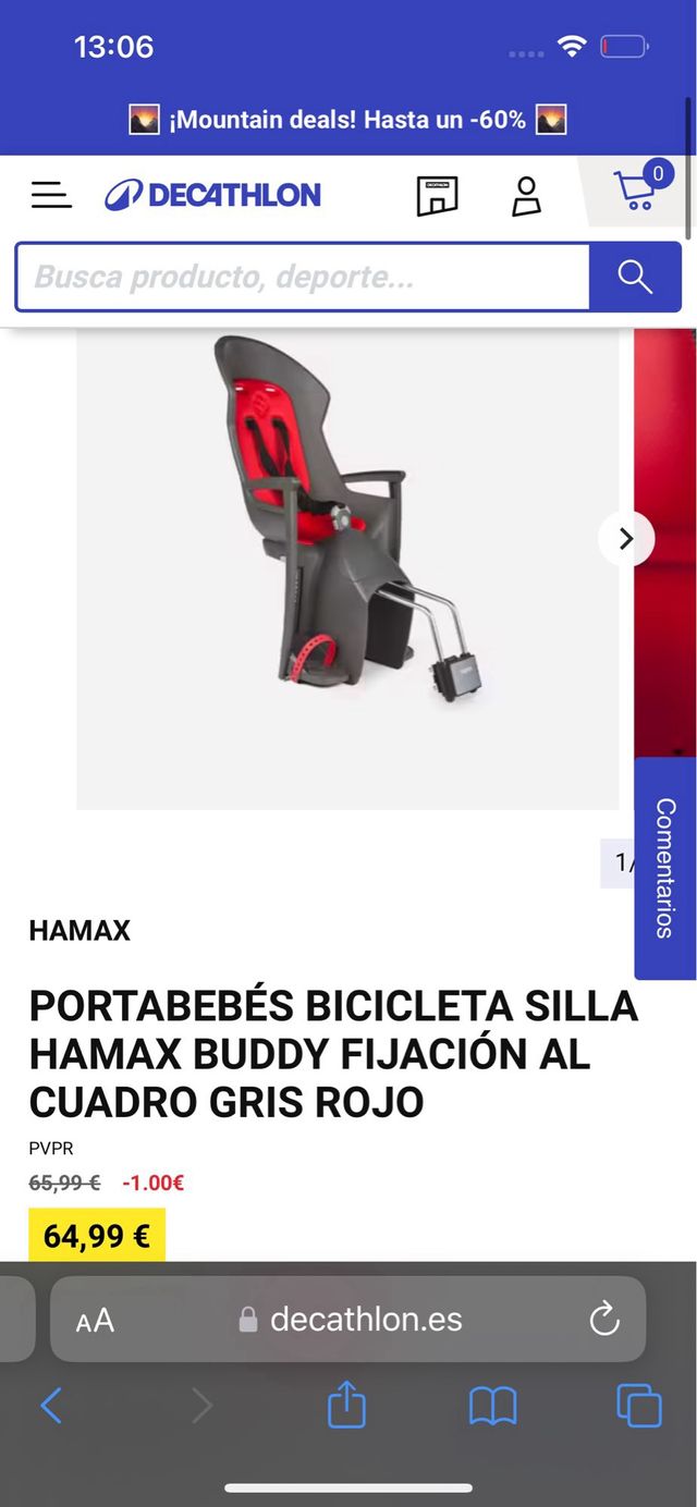 silla bicicleta