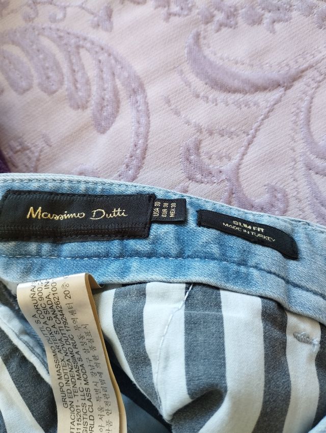 Vaquero claro hombre massimo dutti