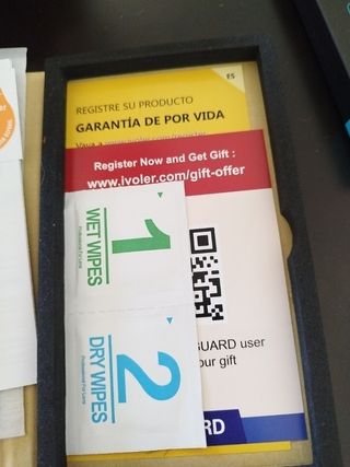 Protector pantalla. Regalo