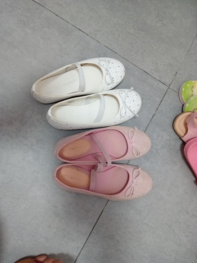 Lote de 2 bailarinas talla 31