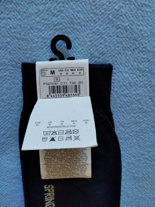 CALCETINES SPRINGFIELD® AZUL M. TALLA M