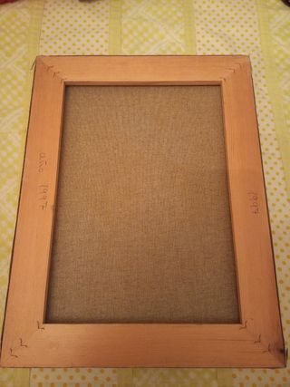 Cuadro rosas blancas/amarillas