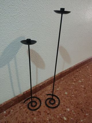 Candelabros forja