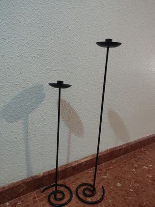Candelabros forja