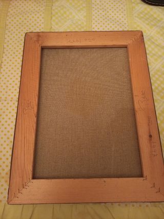 Cuadro flores moradas