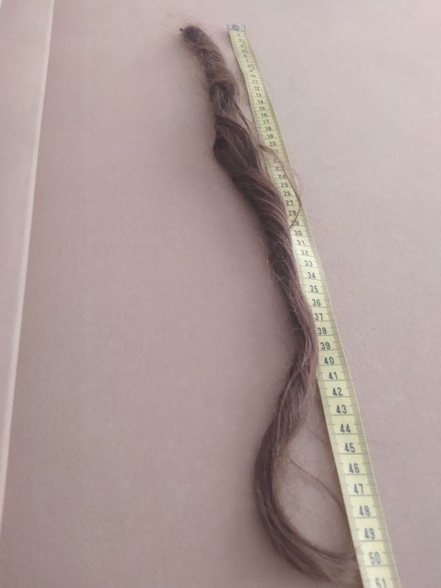 Pelo.de fallera... Mallas de pelo natural de niña.