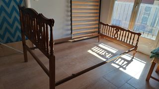 Cama 105cm, cómoda y mesilla