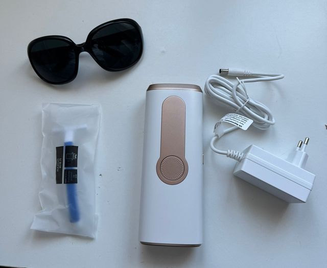 ✨ Depiladora láser portátil con enfriamiento